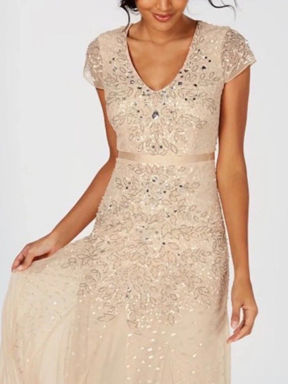 Adrianna Papell beaded gown - Picture 5 of 12